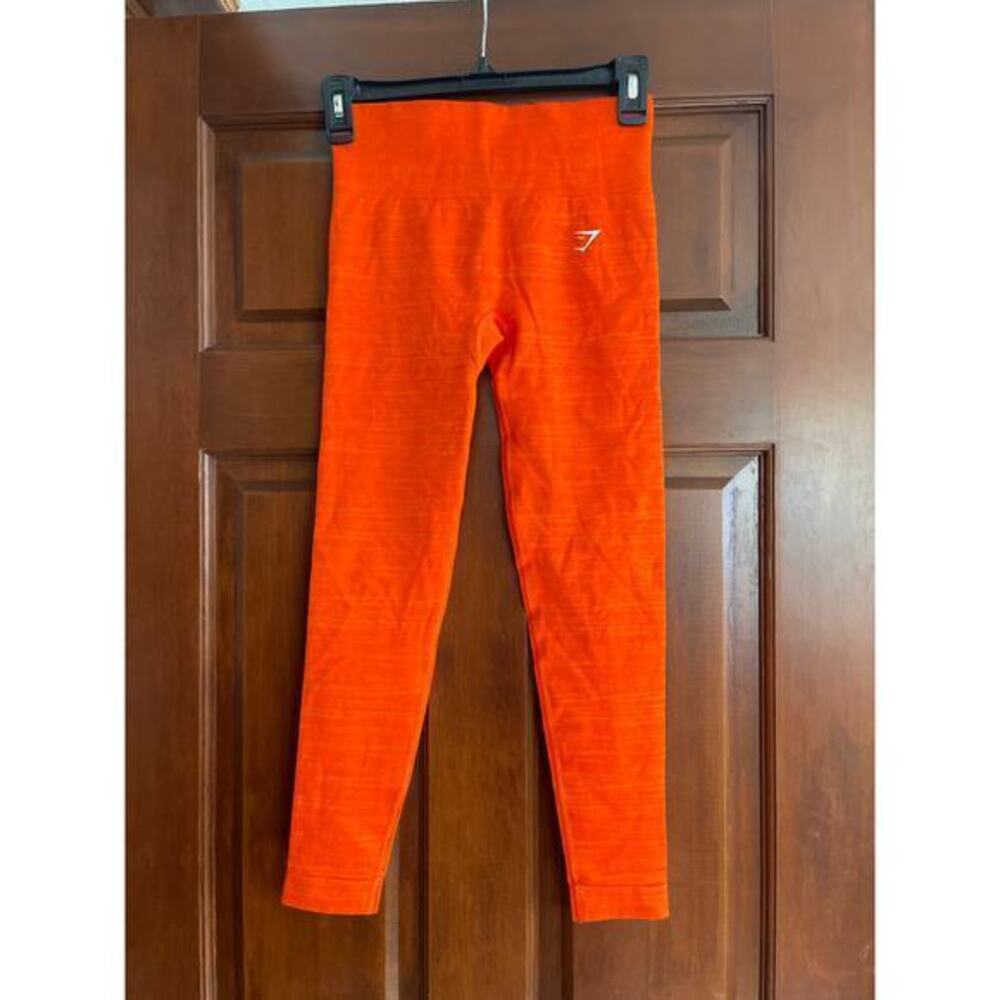 GymShark poppy orange leggings small